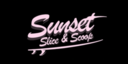 Sunset Slice and Scoop Logo